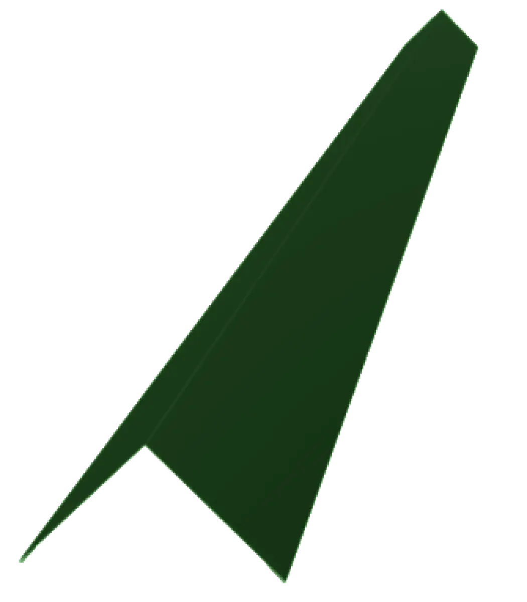 Cornière d'angle en acier Vert Mat