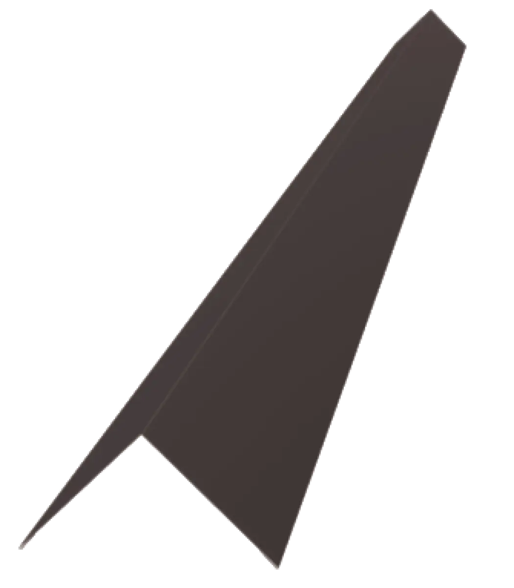 Cornière d'angle en acier Brun Gris Mat
