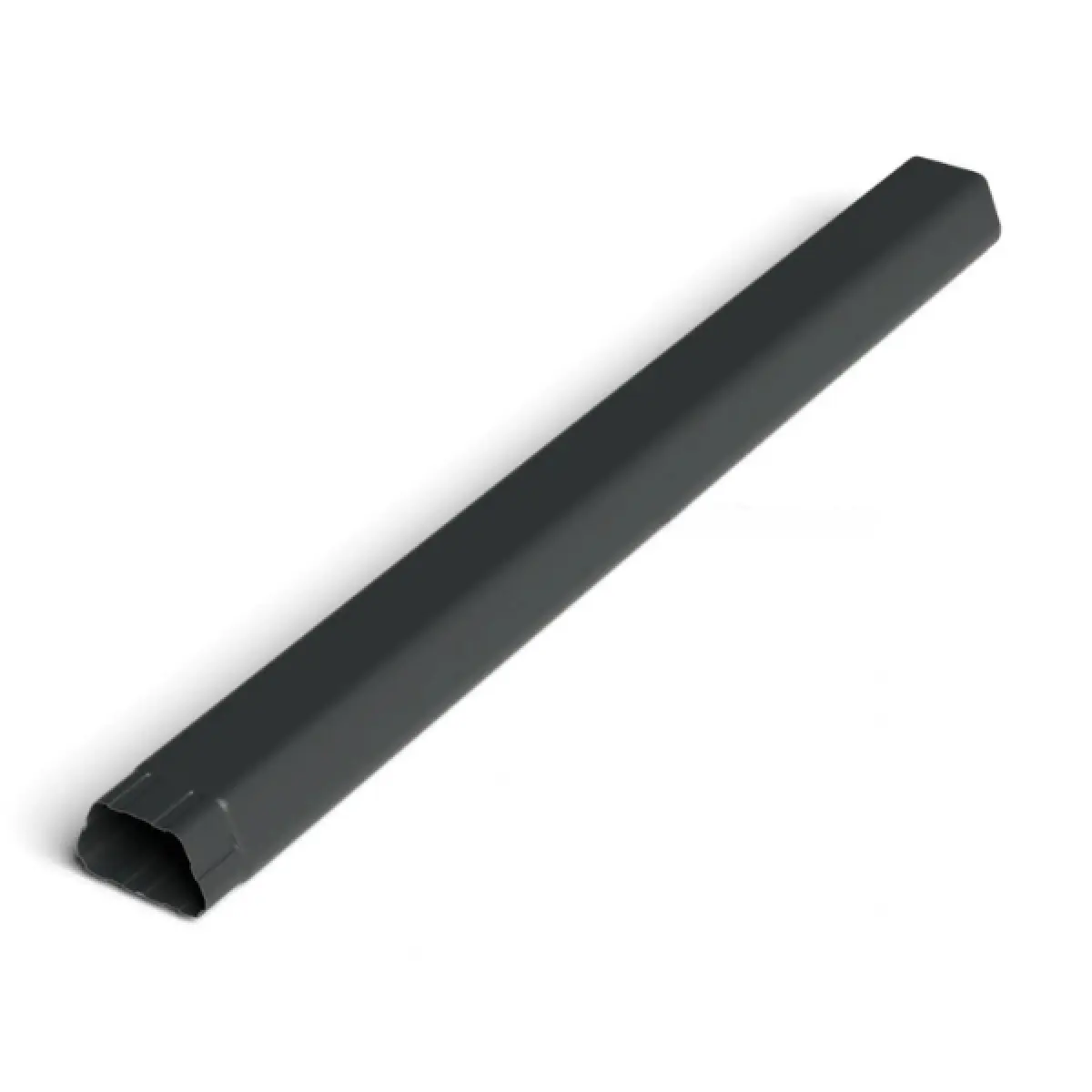 Tuyau de descente de gouttière rectangulaire Quattro Gris Graphite Mat