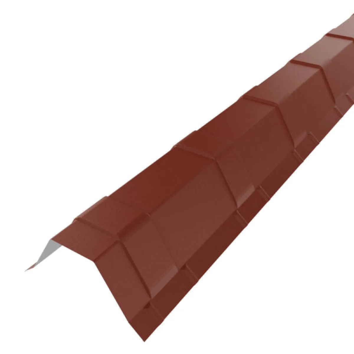 Faitière Bac Acier Rouge Mat
