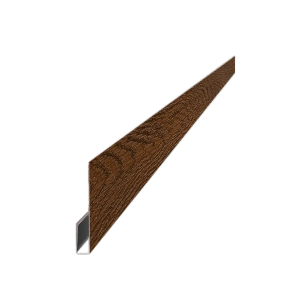 Profil d'angle J-Type finition Chêne Foncé
