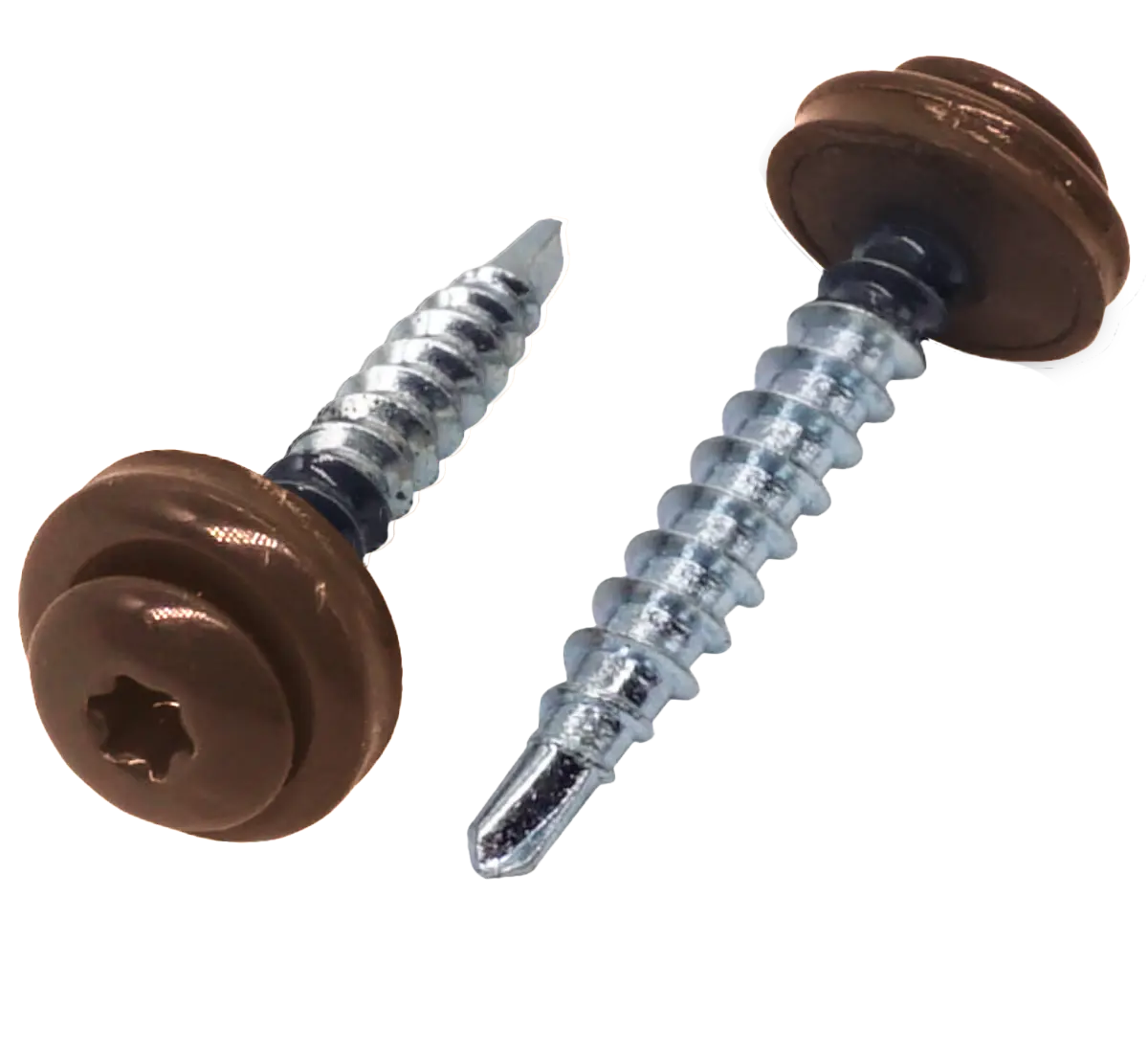 Vis Torx chêne foncé avec rondelle d'étanchéité