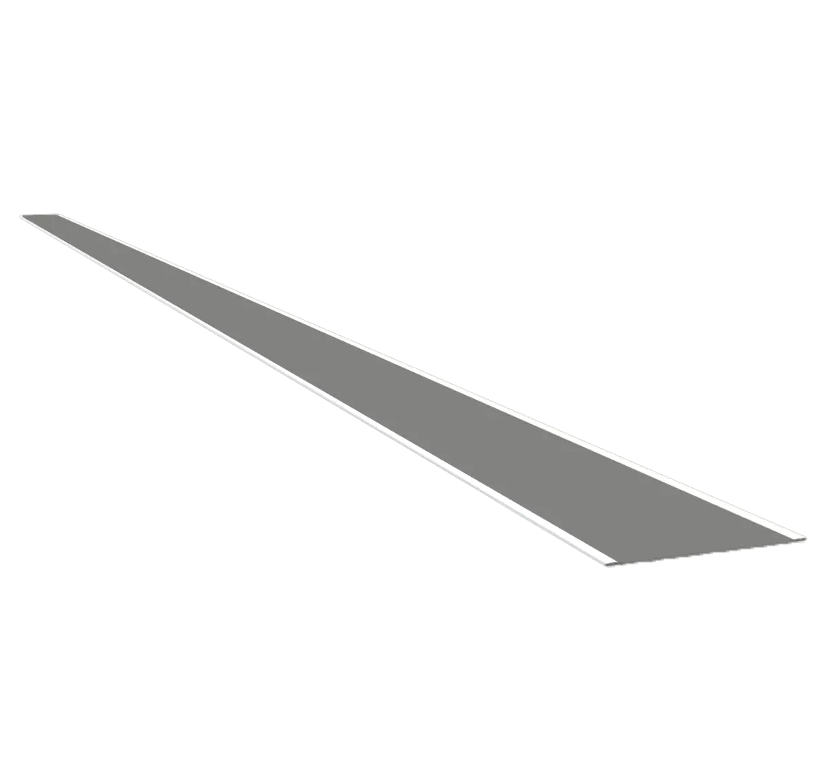Jonction de bardage plate 9007