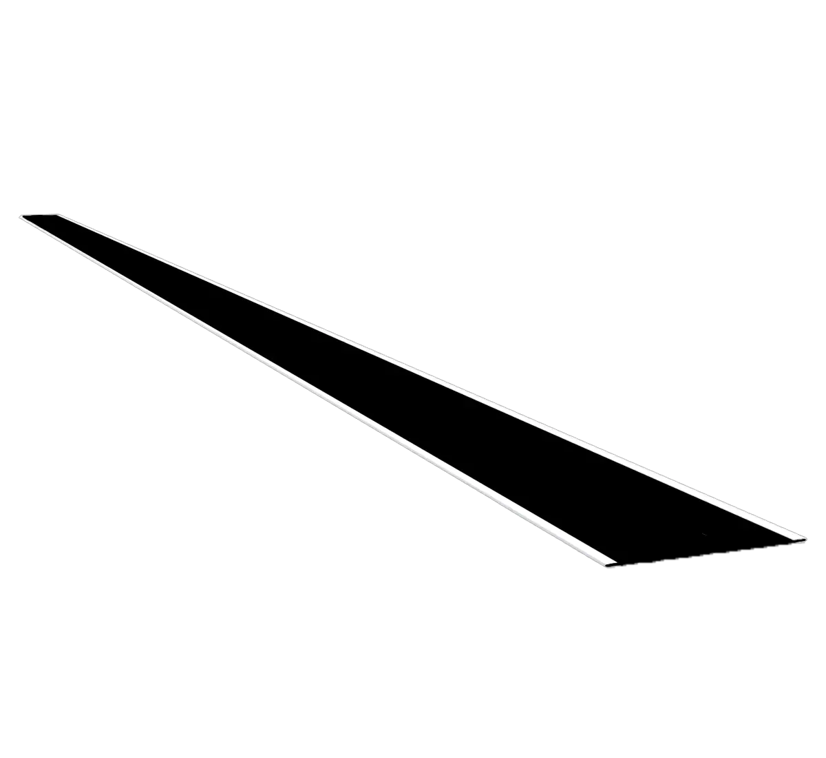 Jonction de tôle plane Noir Mat