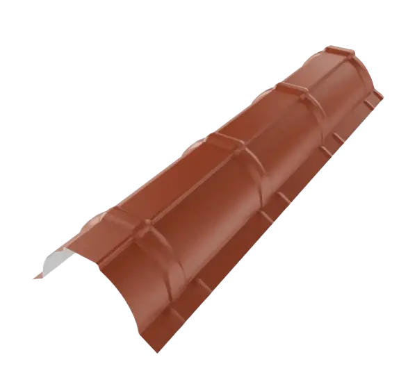 Faitière demi-ronde Terre Cuite mat - 1