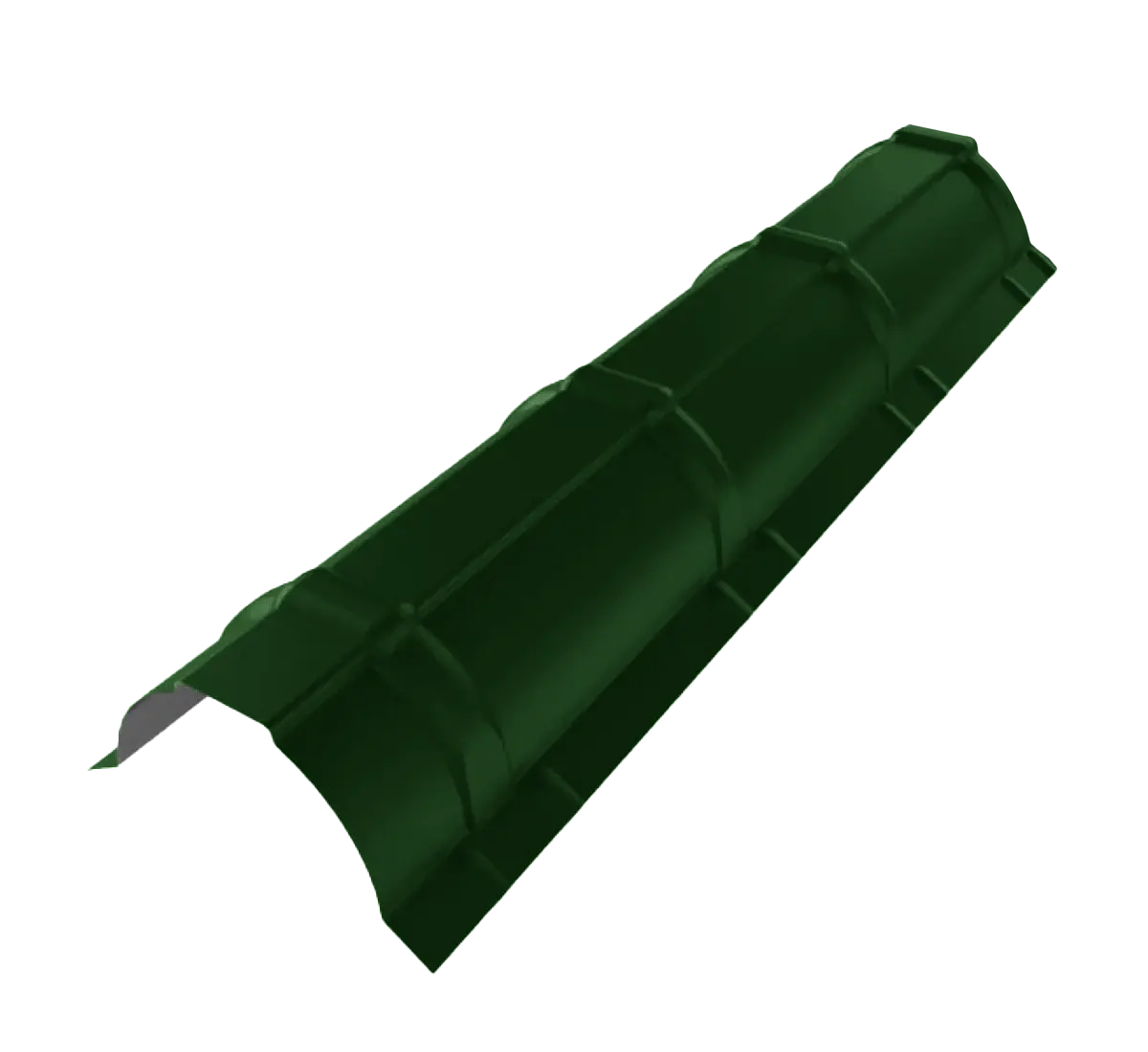 Faitiere demi-ronde Vert mat