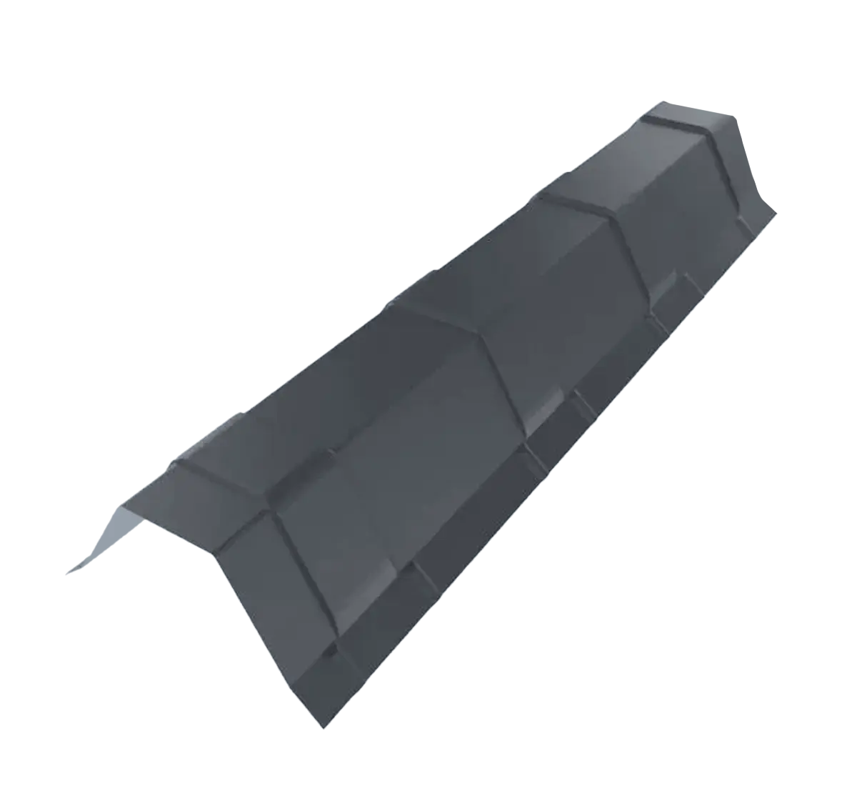 Faitière Bac Acier Gris Graphite mat