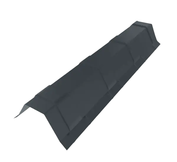 Faitière Bac Acier Gris Anthracite mat - 1
