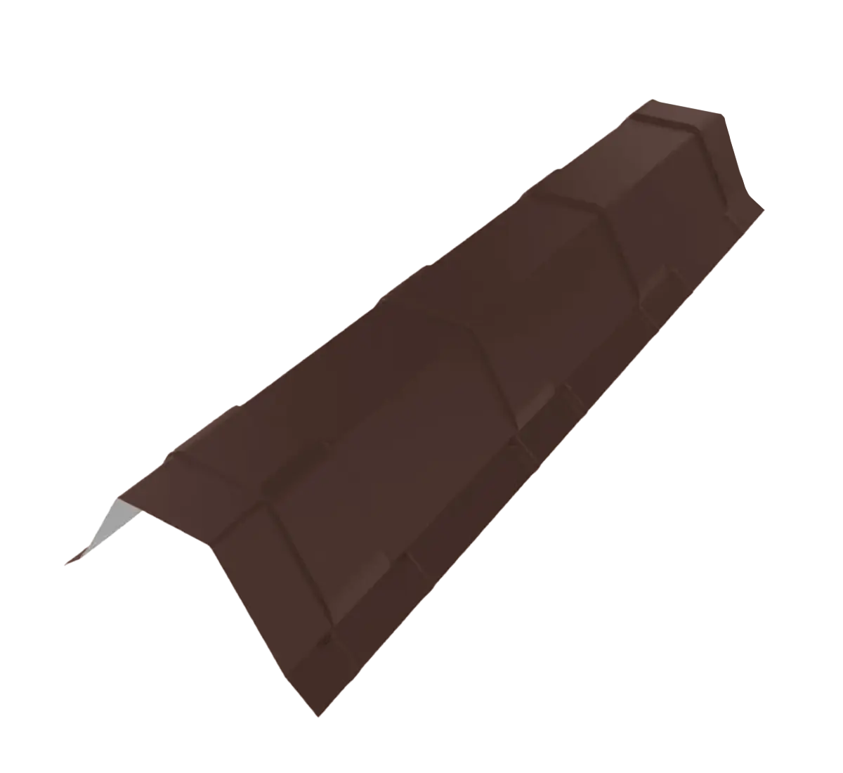 Faitière Bac Acier Marron Mat