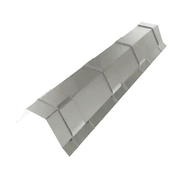 Faitière Bac Acier Gris Clair brillant - 1