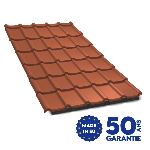 Tôle isolée AllanoIso Terre Cuite mat RAL 8004 - 4