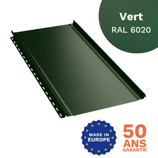 Tôle modulaire joint debout Vert Mat