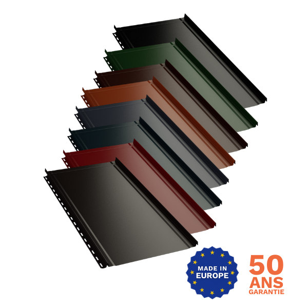Toiture modulaire joint debout