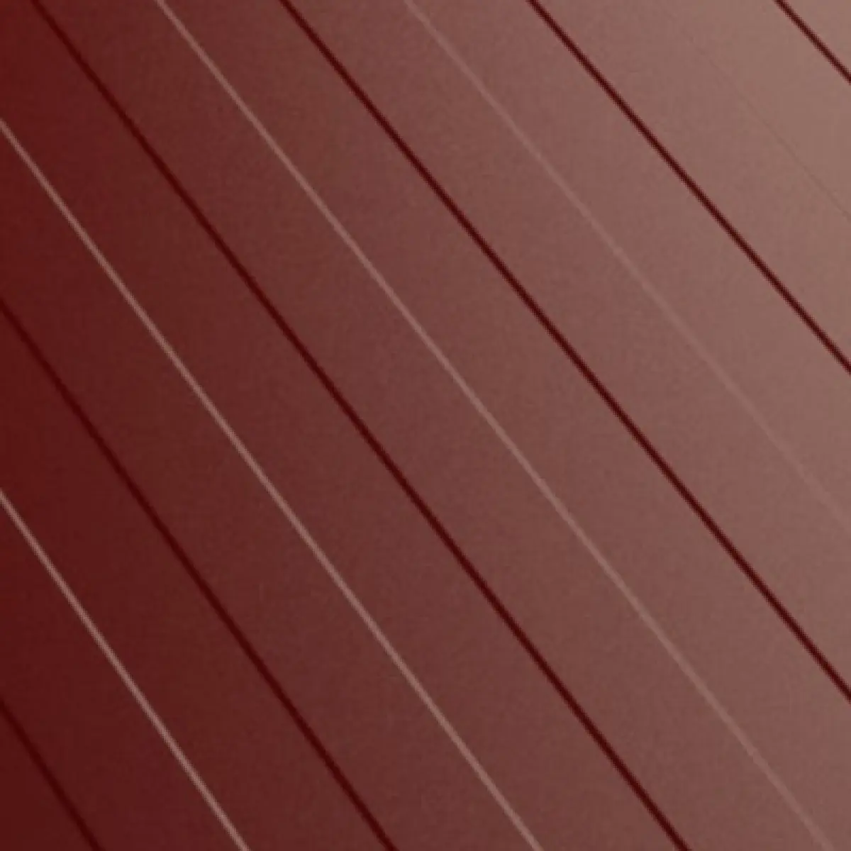Tôle joint debout ondulée Rouge Mat
