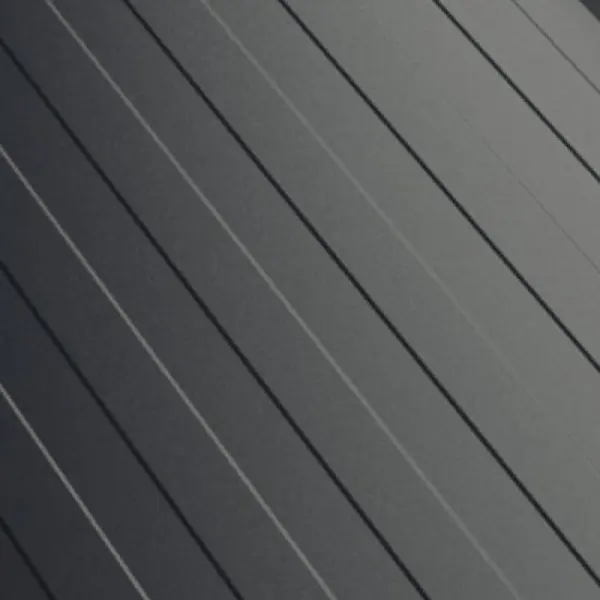 Tôle joint debout ondulée Gris Anthracite Mat - 3