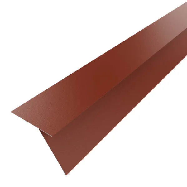 Tôle de gouttière pour toiture joint debout Rouge Mat