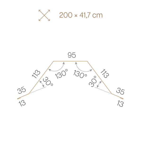 Faitière pour toiture Savanna - 2