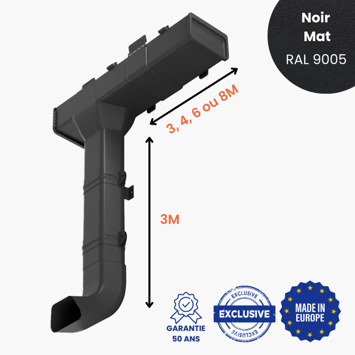 Image garde NOIR MAT