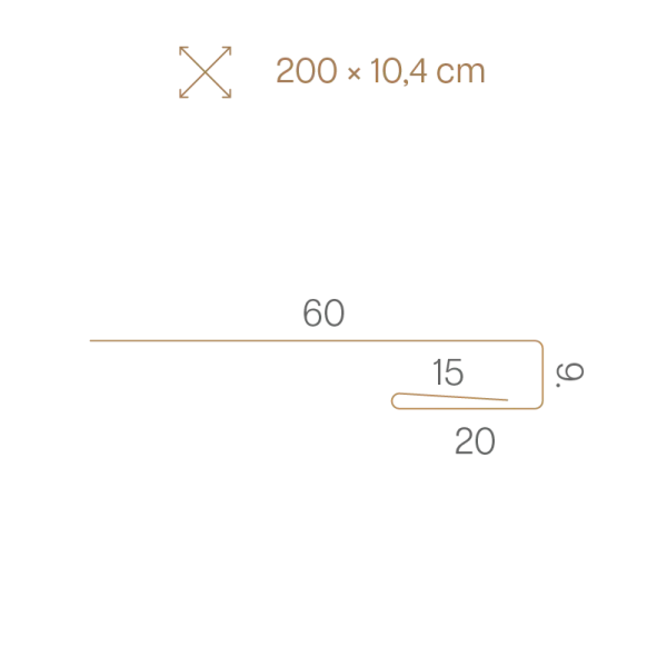 Profil d'angle J-Type pour tole de bardage Plano Brun Cuivré Mat - 2