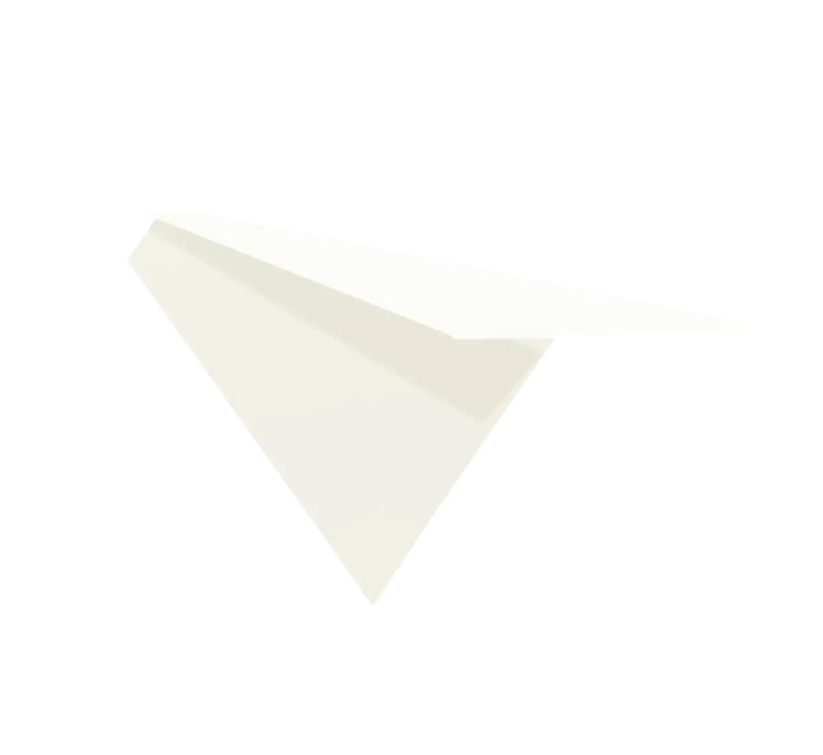 Tôle de gouttière pour toiture joint debout Blanc brillant