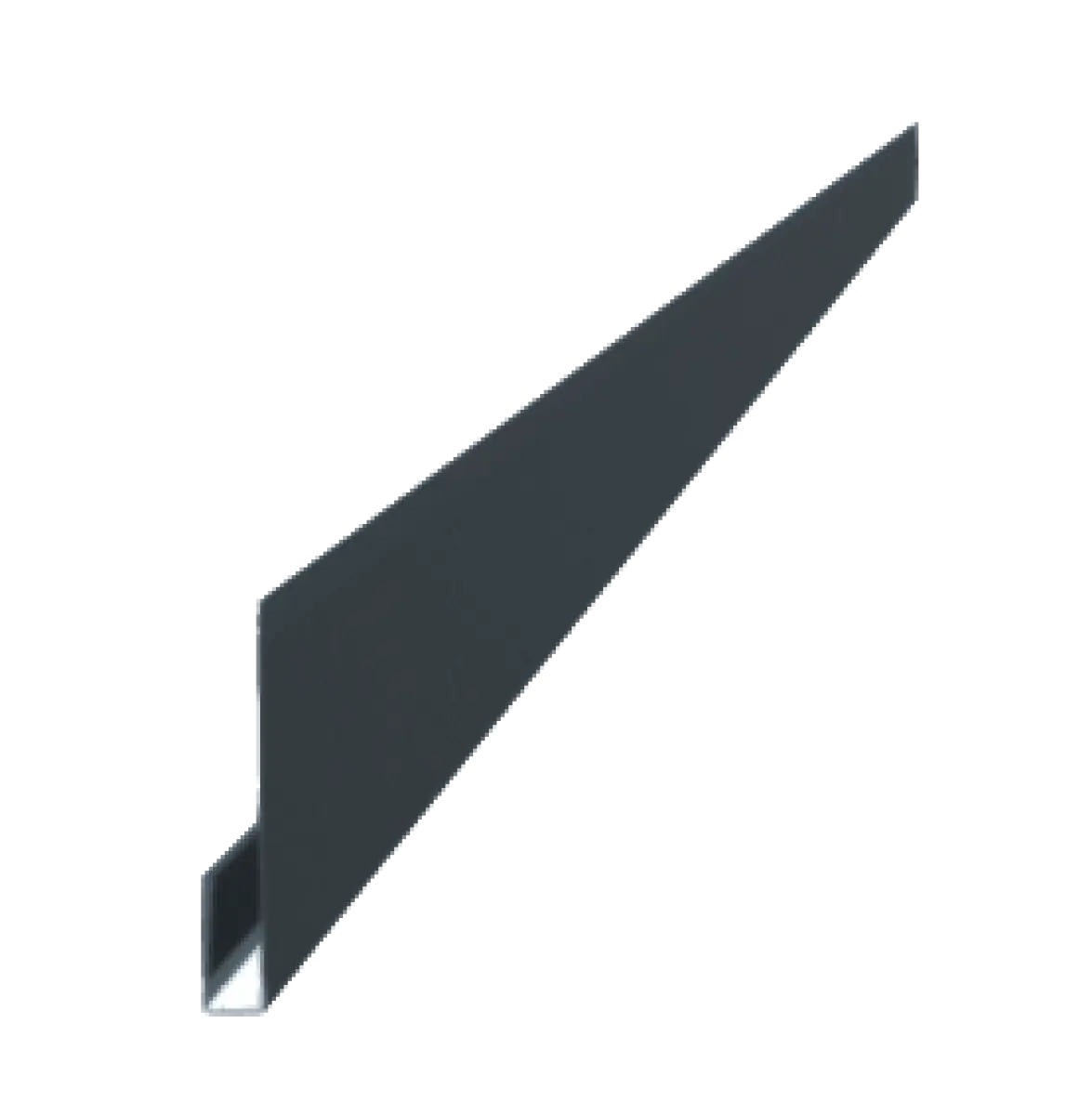 Profil d'angle J-Type pour tole de bardage Plano Gris Anthracite Mat