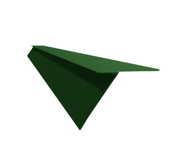 Tôle de gouttière pour toiture joint debout Vert mat - 2
