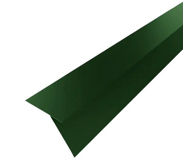Tôle de gouttière pour toiture joint debout Vert mat - 1