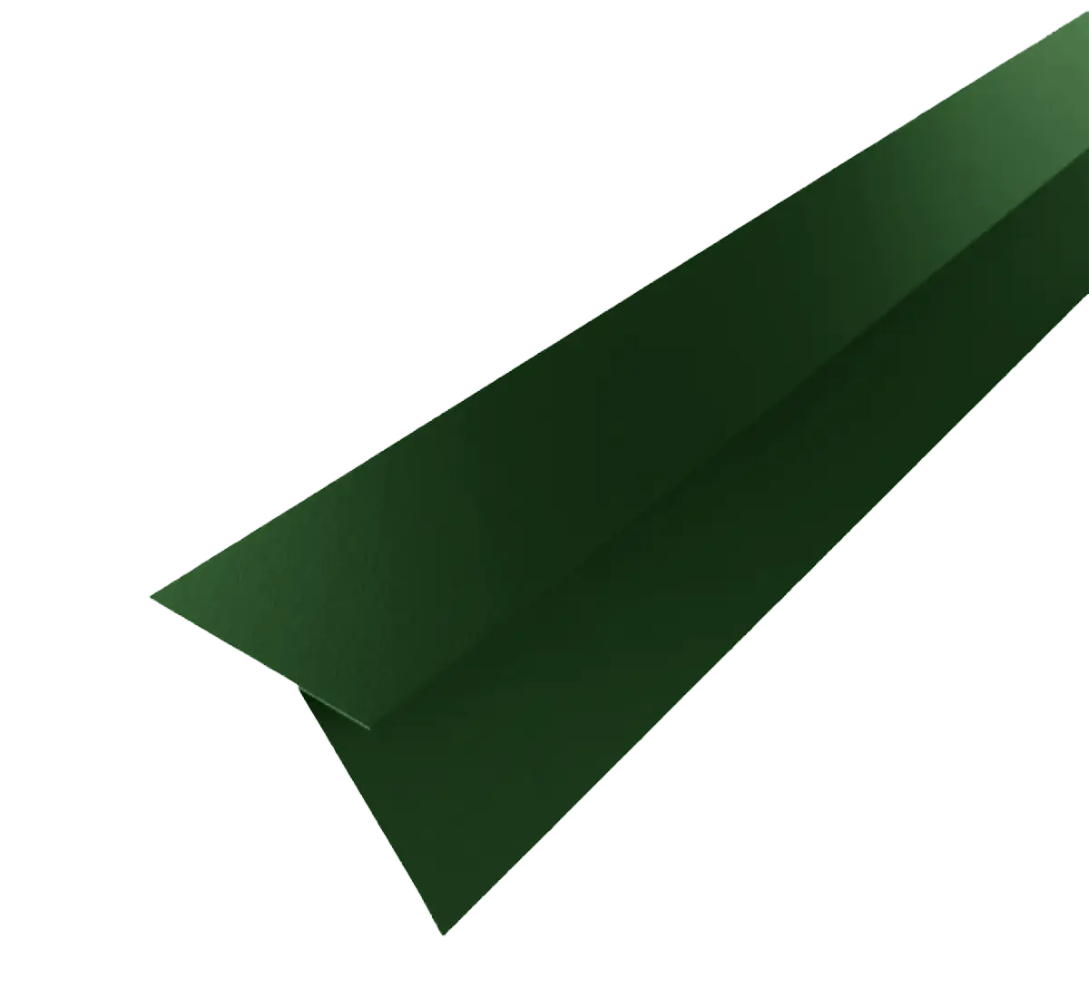 Tôle de gouttière pour toiture joint debout Vert mat