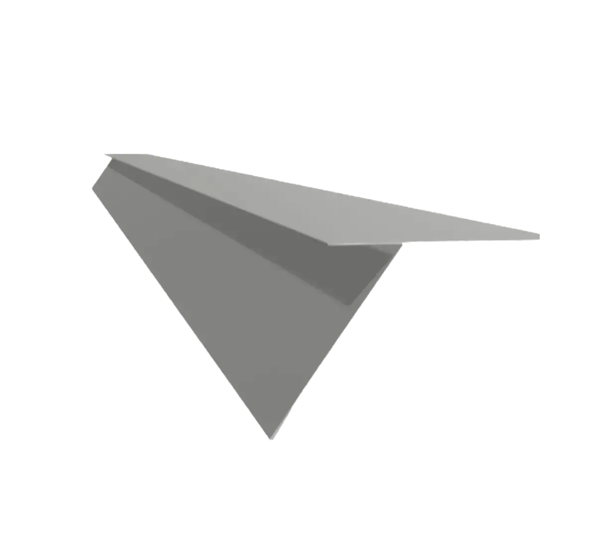 Tôle de gouttière pour toiture joint debout Gris Clair brillant