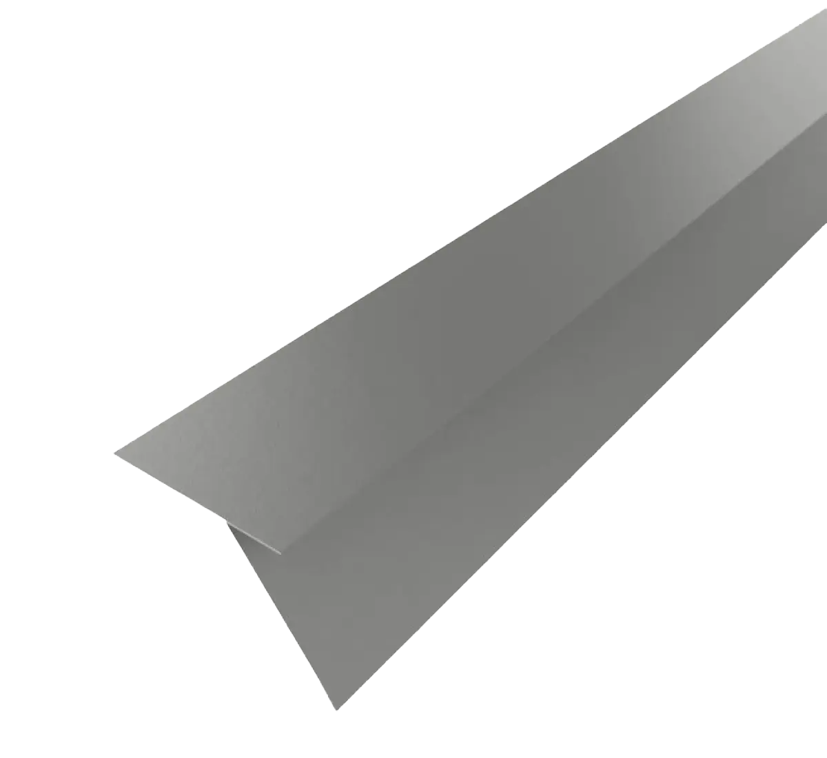 Tôle de gouttière pour toiture joint debout Gris Clair brillant