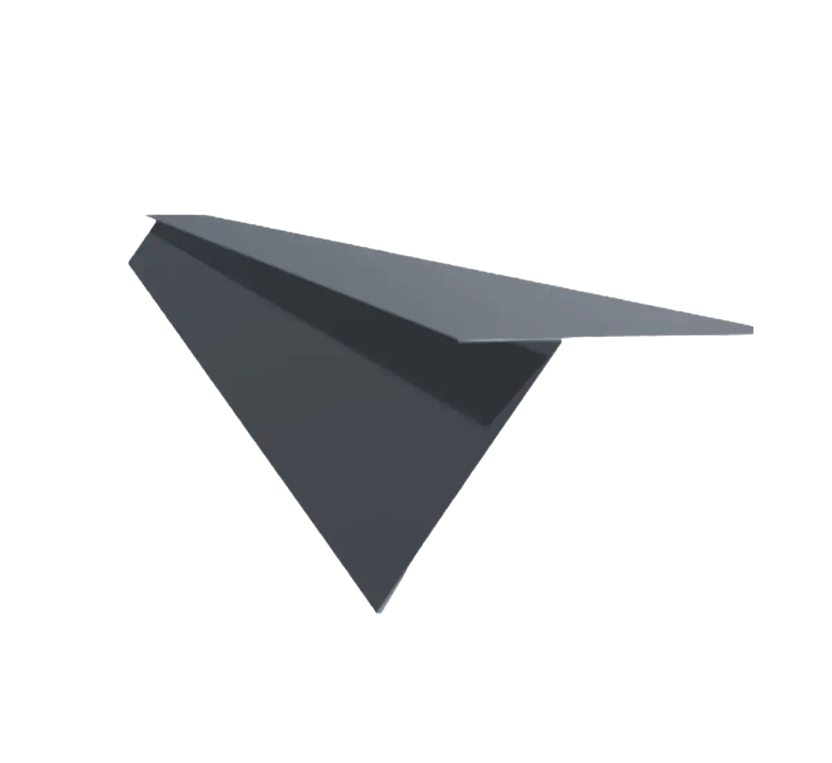 F21 Tôle de gouttière pour toiture joint debout GRIS GRAPHITE MAT 7024 2