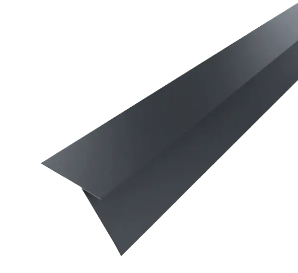 Tôle de gouttière pour toiture joint debout Gris Graphite mat - 1