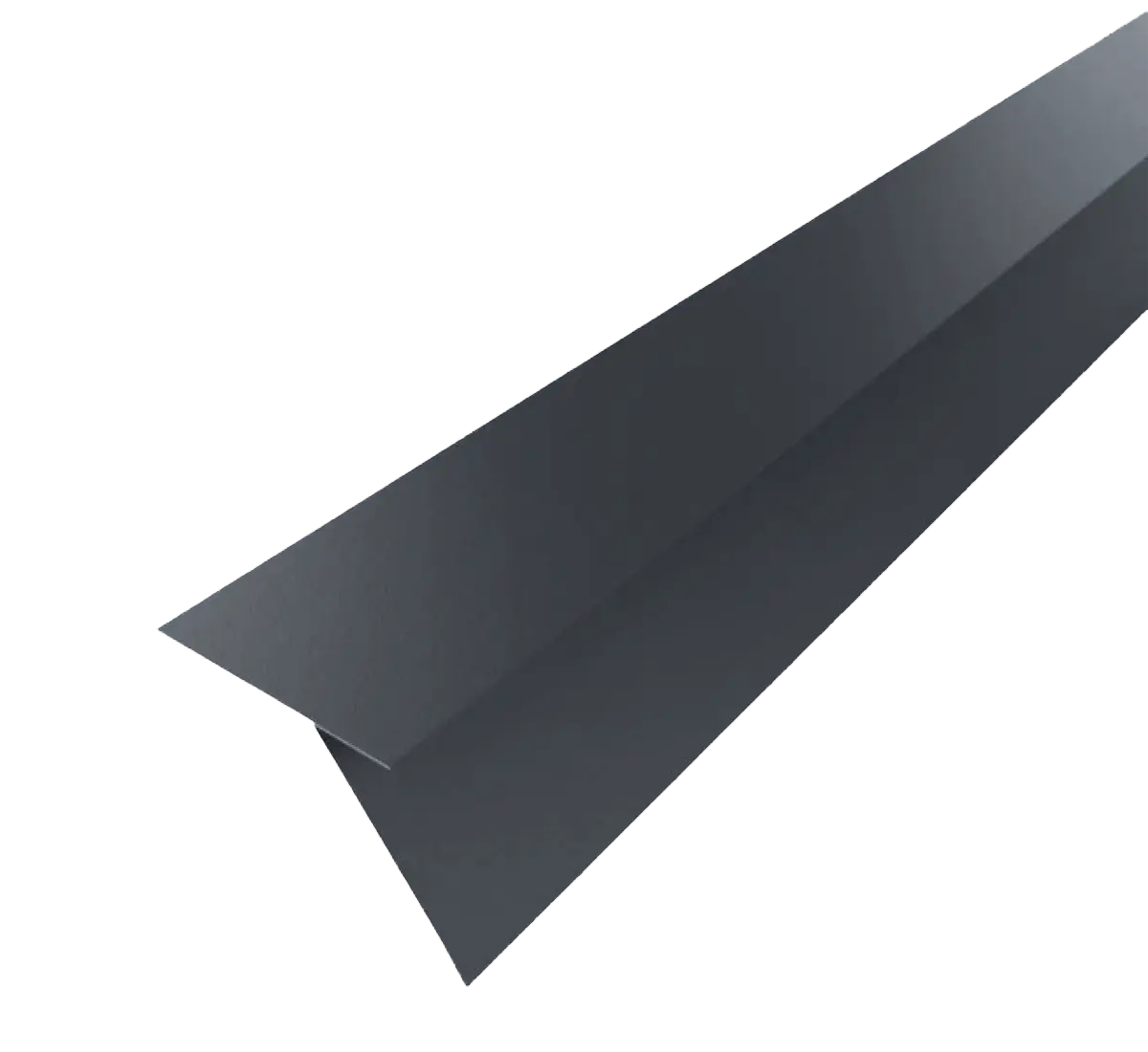 F21 Tôle de gouttière pour toiture joint debout GRIS GRAPHITE MAT 7024