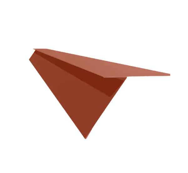 Tôle de gouttière pour toiture joint debout Terre Cuite mat - 2