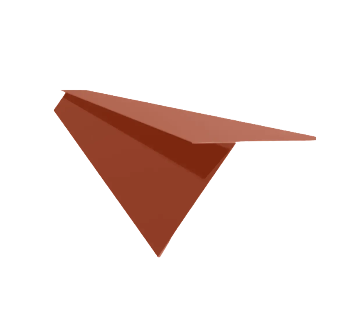 Tôle de gouttière pour toiture joint debout Terre Cuite Mat