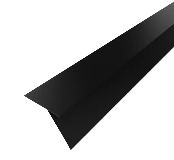Tôle de gouttière pour toiture joint debout Noir mat - 1