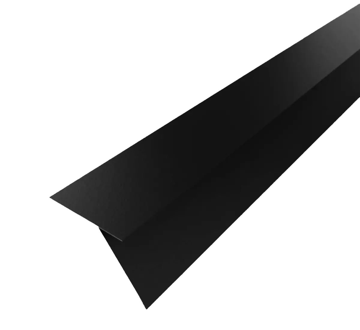 Tôle de gouttière pour toiture joint debout Noir mat