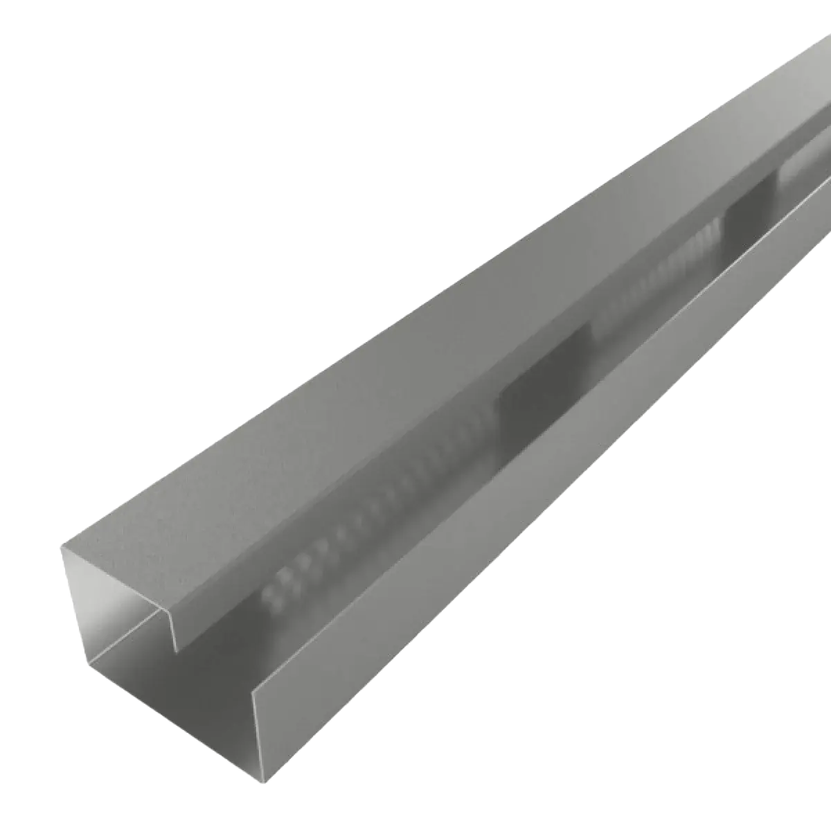 Profil de ventilation pour arête de toiture Gris Clair brillant