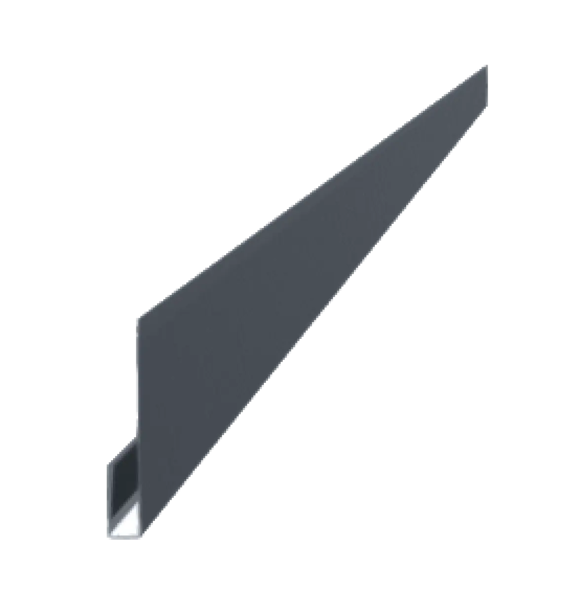 Profil d'angle J-Type pour tole de bardage Plano Gris Graphite Mat