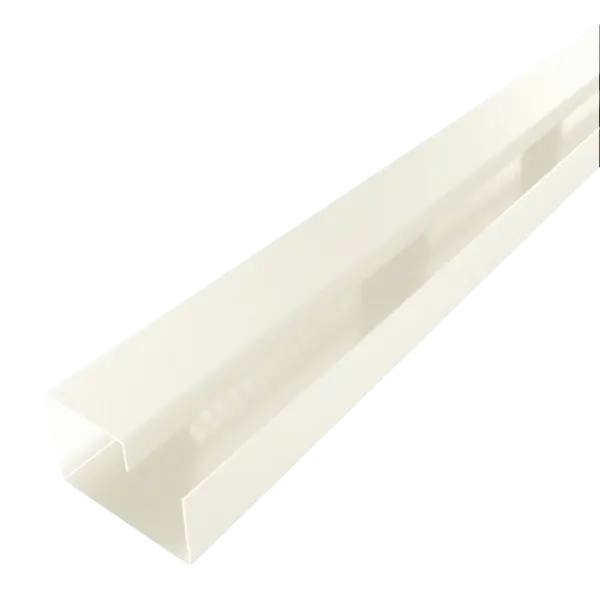 Profil de ventilation pour arête de toiture Blanc brillant - 1