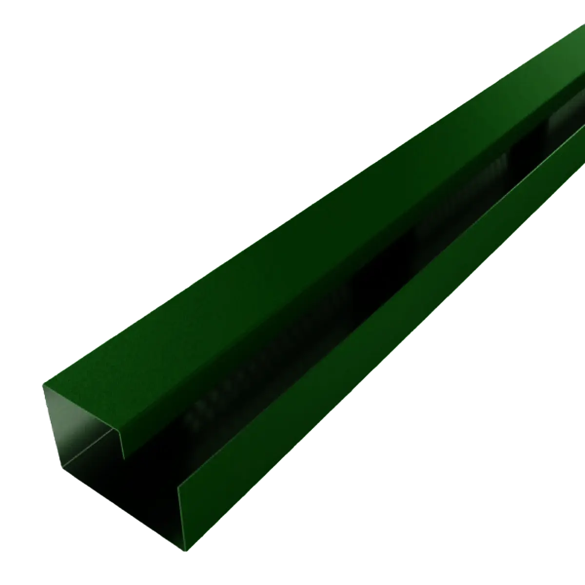 F32 Profil de ventilation pour arête de toiture joint debout Vert Mat 6020