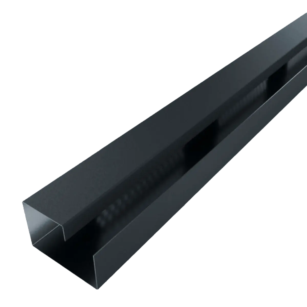 F32 Profil de ventilation pour arête de toiture joint debout Anthracite Mat 7016