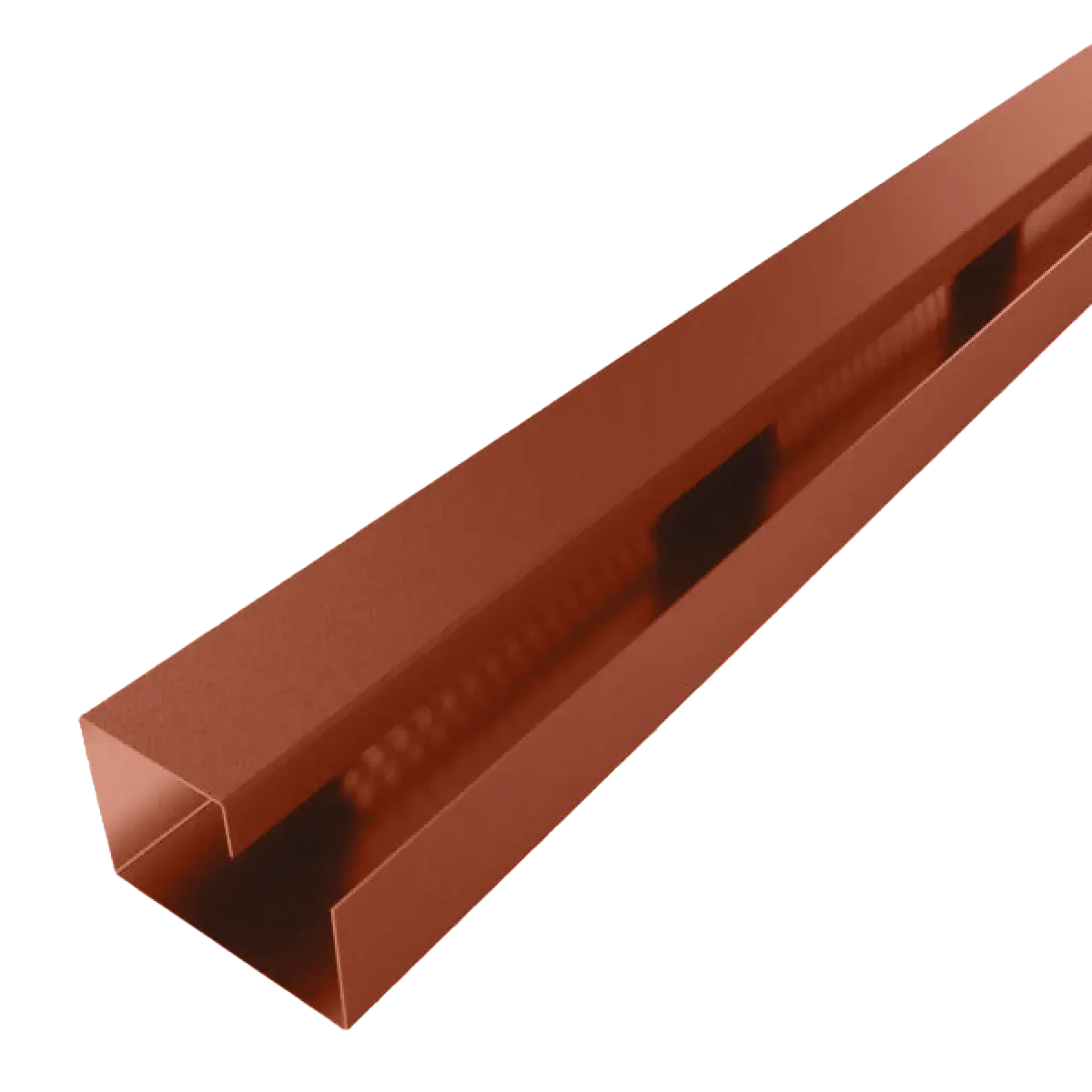 F32 Profil de ventilation pour arête de toiture joint debout Terre Cuite Mat 8004