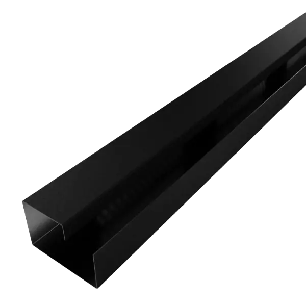 Profil de ventilation pour arête de toiture Noir mat - 1
