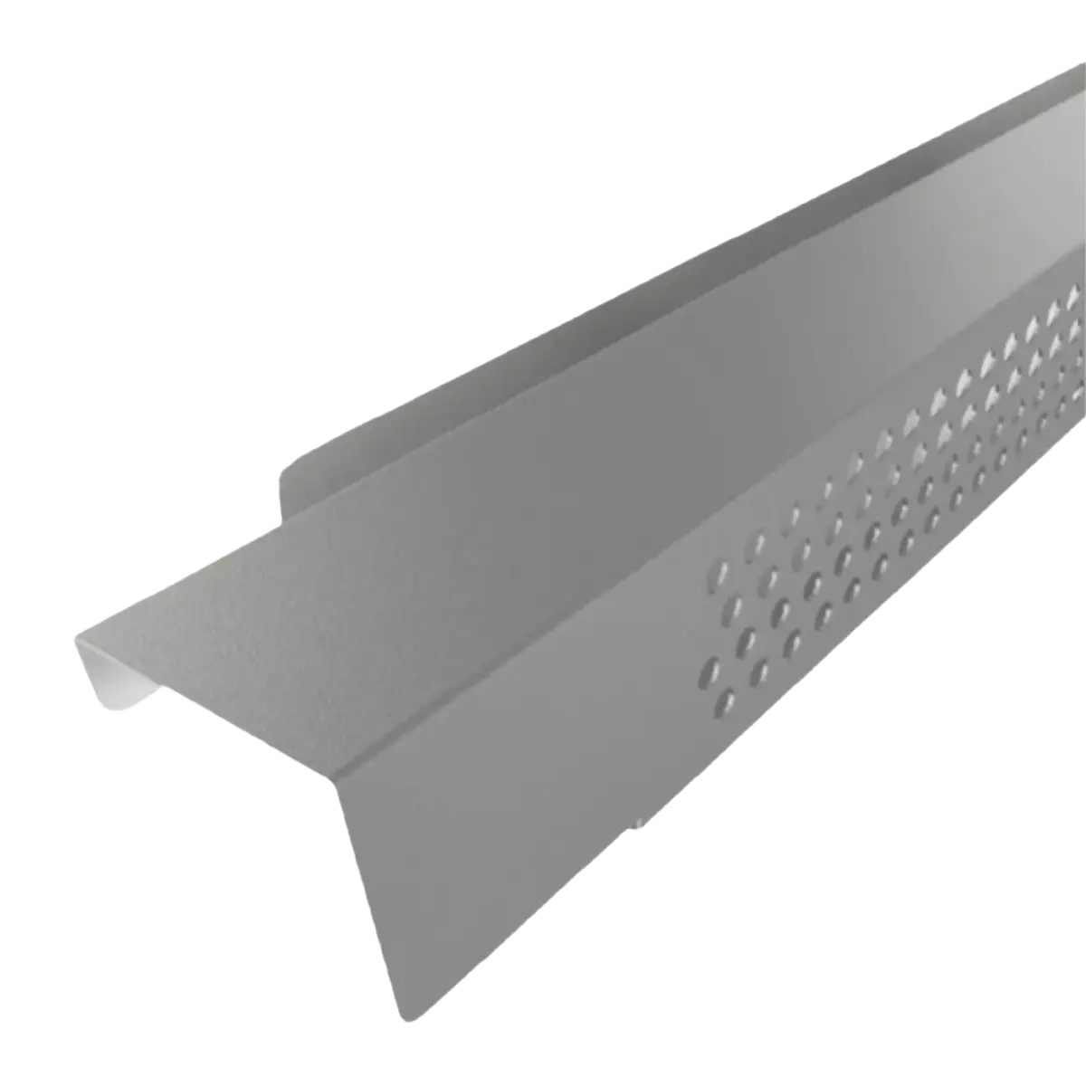 Profil de ventilation pour faitage joint debout Gris Clair brilllant