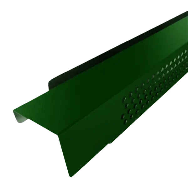 F23 Profil de ventilation pour faîtage joint debout Vert Mat 6020