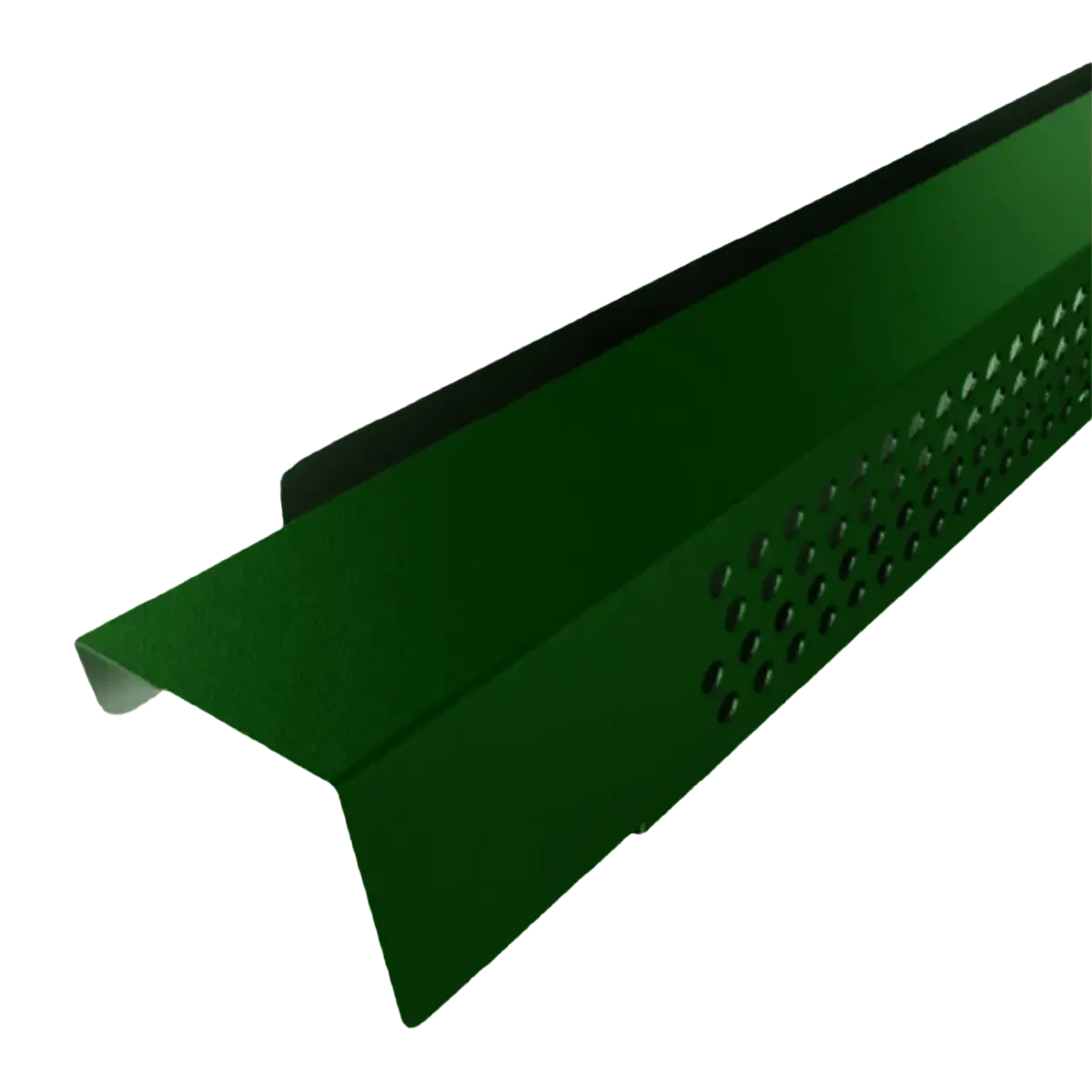 F23 Profil de ventilation pour faîtage joint debout Vert Mat 6020