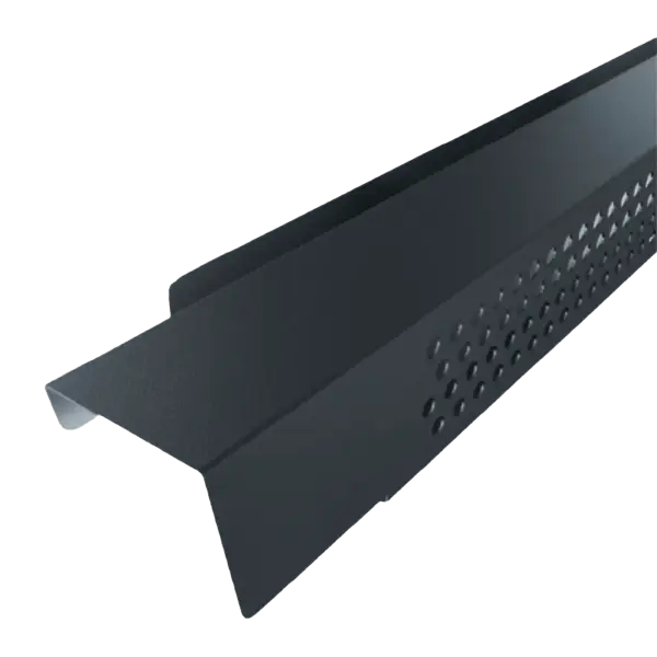 F23 Profil de ventilation pour faîtage joint debout Anthracite Mat 7016