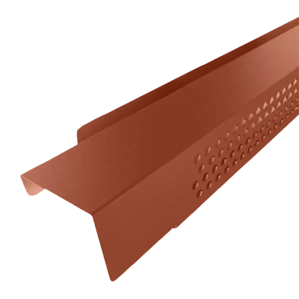 Profil de ventilation pour faitage joint debout Terre Cuite mat - 1