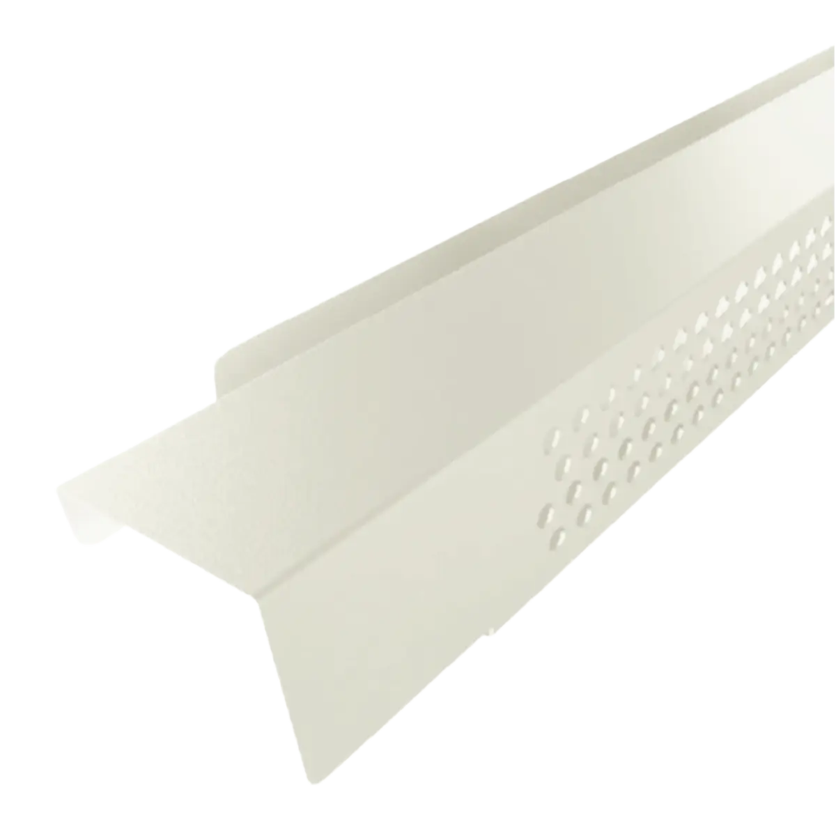 Profil de ventilation pour faitage joint debout Blanc Brillant